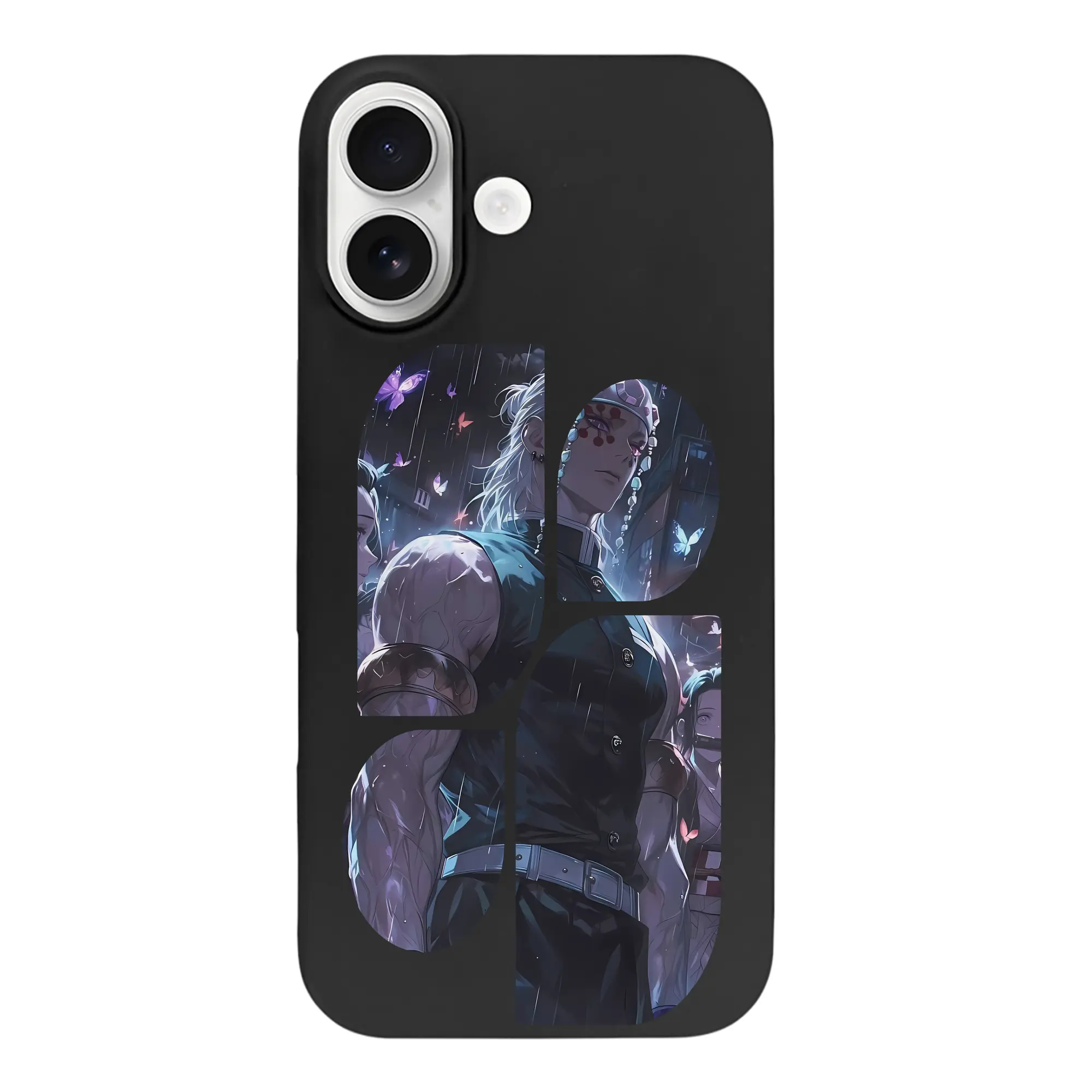 鬼滅の刃 グッズ,宇髄 天元 - iPhone 17 シリーズ シリコンケース 薄型 耐衝撃 指紋防止 ソフトタッチカバー 精密フィット 傷防止 保護ケース iPhone 17/17 Air/17 Pro/17 Pro Max 対応